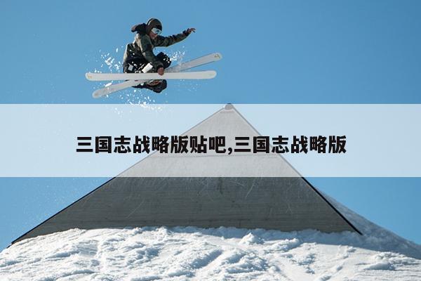 三国志战略版贴吧,三国志战略版