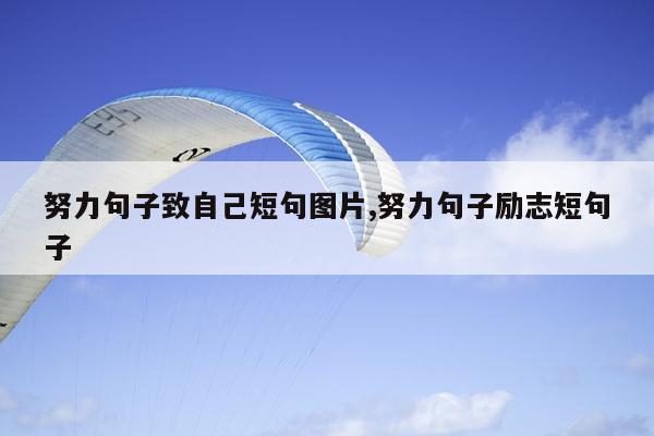 努力句子致自己短句图片,努力句子励志短句子