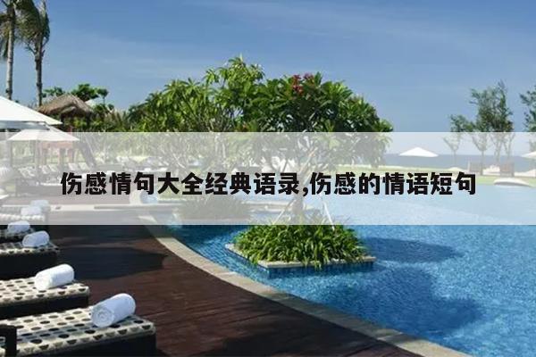 伤感情句大全经典语录,伤感的情语短句